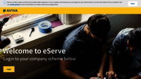 What Avivaeserve.co.uk website looked like in 2020 (4 years ago)