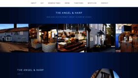 What Angelandharp.co.uk website looked like in 2020 (4 years ago)