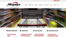 What Allegianceretailservices.com website looked like in 2020 (4 years ago)