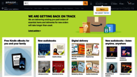 What Amazon.co.in website looked like in 2020 (4 years ago)