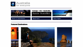 What Australiaforeveryone.com.au website looked like in 2020 (4 years ago)