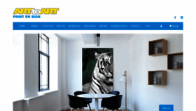 What Arttoart.nl website looked like in 2020 (4 years ago)