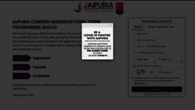 What Apply.jaipuria.ac.in website looked like in 2020 (4 years ago)