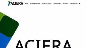 What Aciera.org website looked like in 2020 (4 years ago)