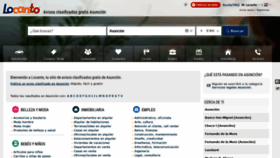What Asuncion.locanto.com.py website looked like in 2020 (4 years ago)