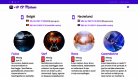 What Artofmediums.be website looked like in 2020 (5 years ago)