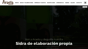 What Araeta.com website looked like in 2020 (4 years ago)