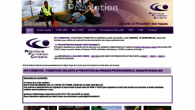 What Afcformation.fr website looked like in 2020 (4 years ago)