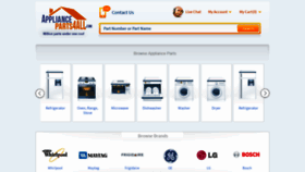 What Applianceparts4all.com website looked like in 2020 (4 years ago)