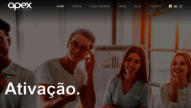 What Apexagencia.com.br website looked like in 2020 (4 years ago)