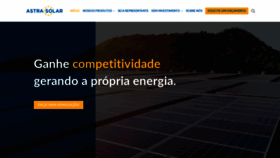 What Astrasolar.com.br website looked like in 2020 (4 years ago)