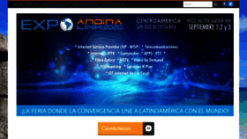 What Andinalink.com website looked like in 2020 (4 years ago)