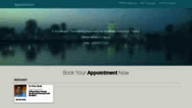 What Appointdoctor.com website looked like in 2020 (5 years ago)