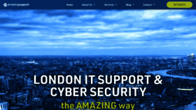 What Amazingsupport.co.uk website looked like in 2020 (4 years ago)