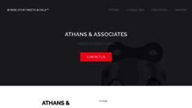 What Athansassociates.com website looked like in 2020 (4 years ago)