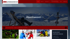 What Alpenhaeuser.de website looked like in 2020 (4 years ago)