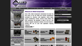 What Alliedcomponents.com website looked like in 2020 (4 years ago)