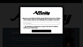 What Affinitymag.co.uk website looked like in 2020 (4 years ago)