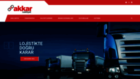 What Akkarlojistik.com.tr website looked like in 2020 (4 years ago)