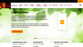 What Alior.pl website looked like in 2020 (4 years ago)