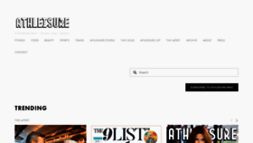 What Athleisuremag.com website looked like in 2020 (4 years ago)