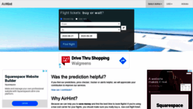What Airhint.com website looked like in 2020 (4 years ago)