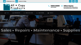What Allcopyproducts.co.uk website looked like in 2020 (4 years ago)