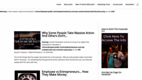 What Askjohnchatman.com website looked like in 2020 (4 years ago)