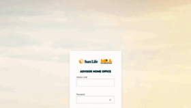 What Advisorhomeoffice.sunlife.com.ph website looked like in 2020 (4 years ago)