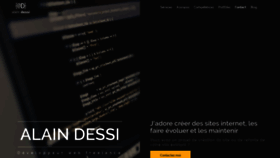 What Alain-dessi.com website looked like in 2020 (4 years ago)