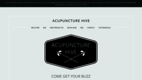 What Acupuncturehive.com website looked like in 2020 (4 years ago)