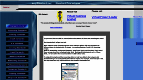 What Anystandard.net website looked like in 2020 (5 years ago)