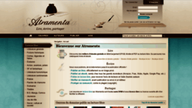 What Atramenta.net website looked like in 2020 (4 years ago)