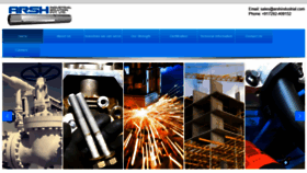 What Arshindustrial.com website looked like in 2020 (4 years ago)