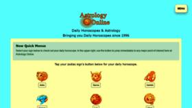 What Astrology-online.com website looked like in 2020 (4 years ago)