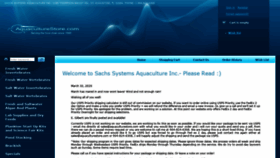 What Aquaculturestore.com website looked like in 2020 (4 years ago)