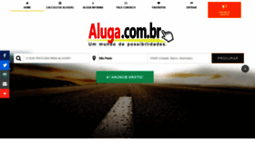 What Aluga.com.br website looked like in 2020 (5 years ago)