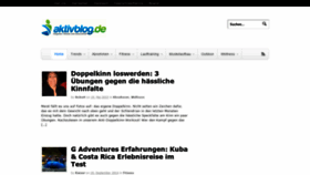 What Aktivblog.de website looked like in 2020 (4 years ago)