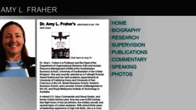 What Amyfraher.com website looked like in 2020 (4 years ago)