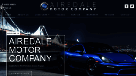 What Airedalemotorcompany.co.uk website looked like in 2020 (4 years ago)