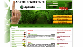 What Agroupozorenje.rs website looked like in 2020 (4 years ago)