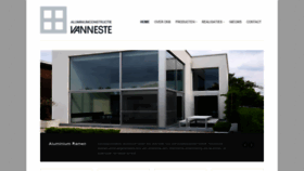 What Aluminiumvanneste.be website looked like in 2020 (4 years ago)