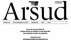 What Arsud-regionsud.com website looked like in 2020 (4 years ago)