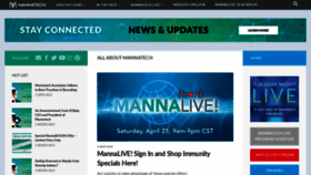 What Allaboutmannatech.com website looked like in 2020 (4 years ago)
