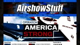 What Airshowstuff.com website looked like in 2020 (4 years ago)