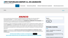 What Administracionconcursalayn.com website looked like in 2020 (4 years ago)