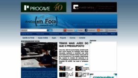 What Analiseemfoco.com.br website looked like in 2020 (4 years ago)