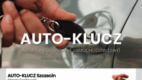 What Auto-klucz.pl website looked like in 2020 (4 years ago)
