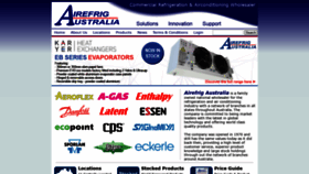 What Airefrig.com.au website looked like in 2020 (4 years ago)