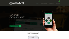 What Avantiapp.com website looked like in 2020 (4 years ago)